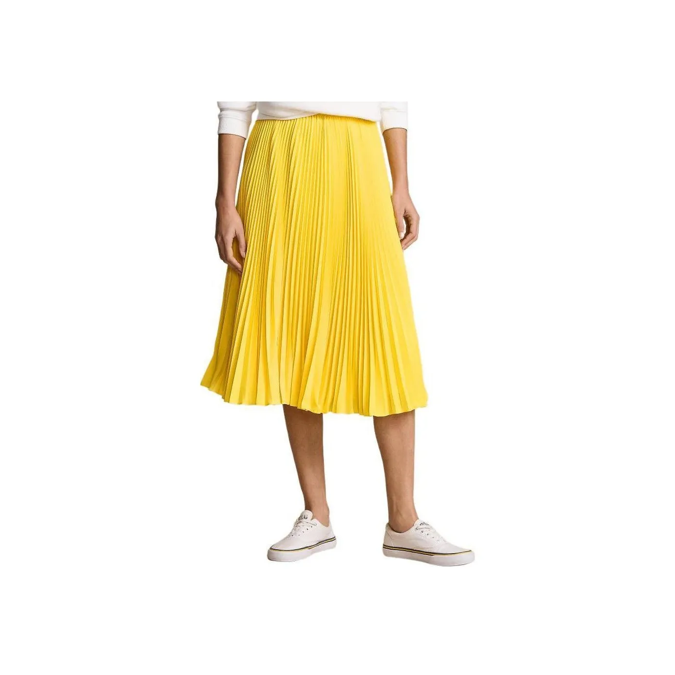 Polo Ralph Lauren SS24 Casual Long Skirt Women's Green Purple Yellow