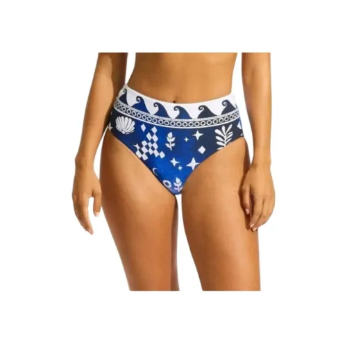 SEAFOLLY Женские плавки синие