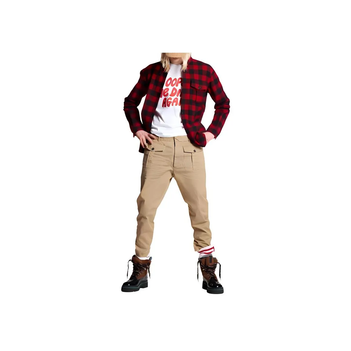 DSQUARED 2 Slim Cut Tapered Cargo Pants