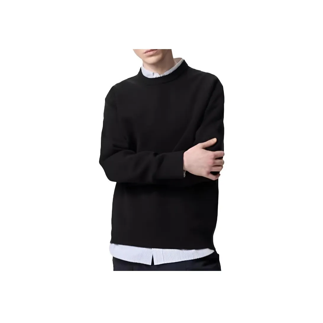 UNIQLO Черные Унисекс Свитера