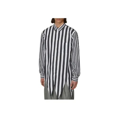 COMME Des GARCONS HOMME PLUS Черные Мужские Рубашки