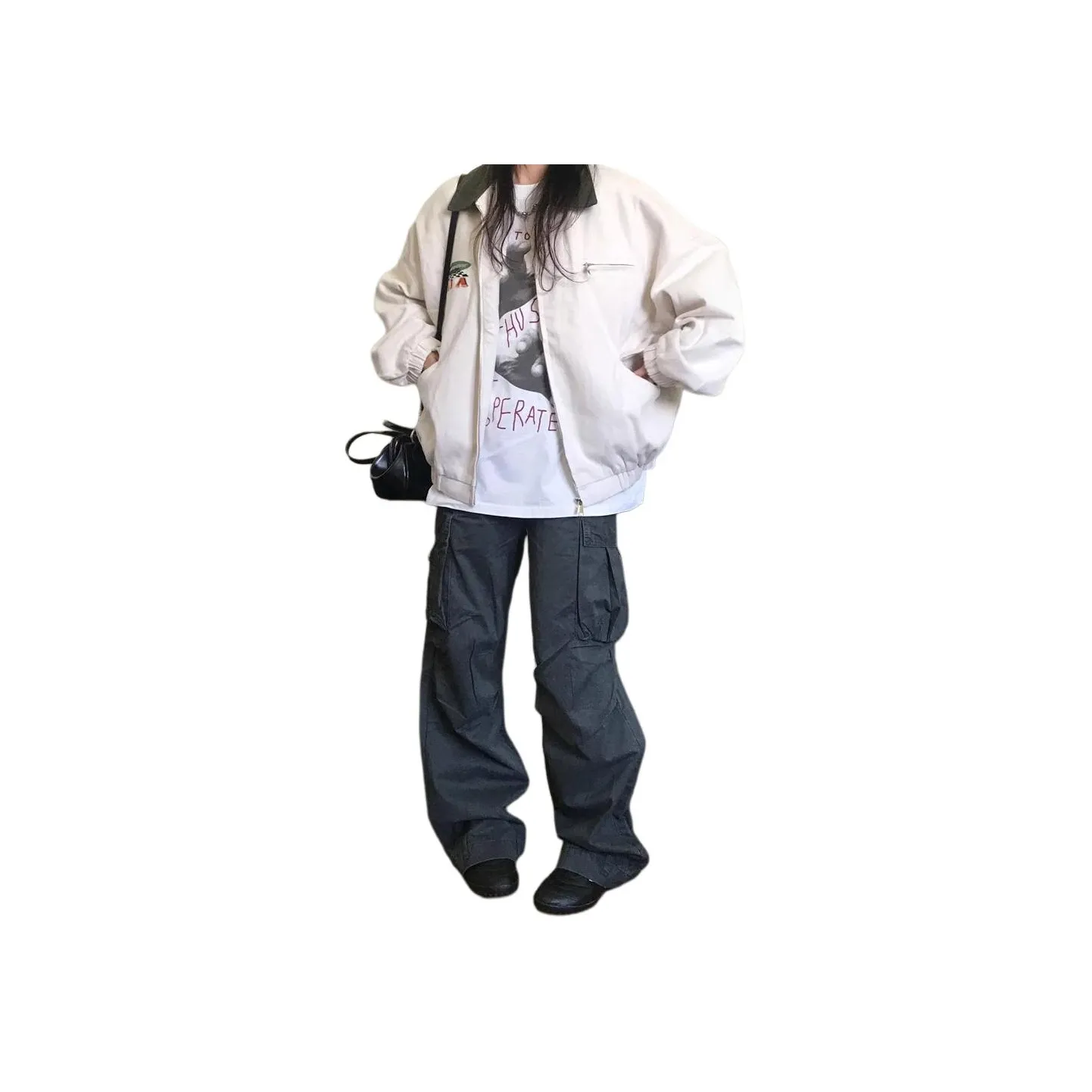 The Temptation Of The Muse Cropped Coat Women's Ecru