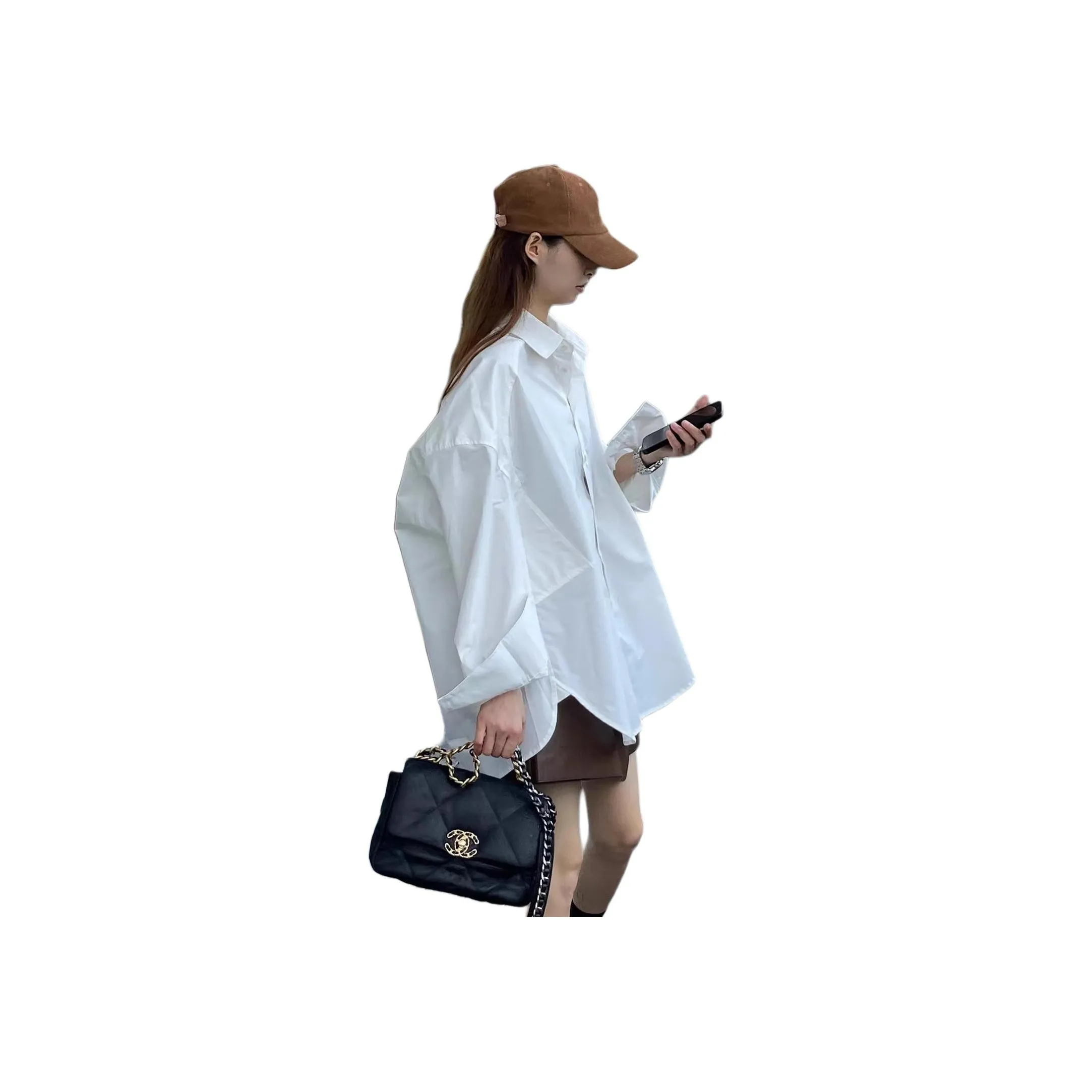 Wbwq Белые Женские Рубашки