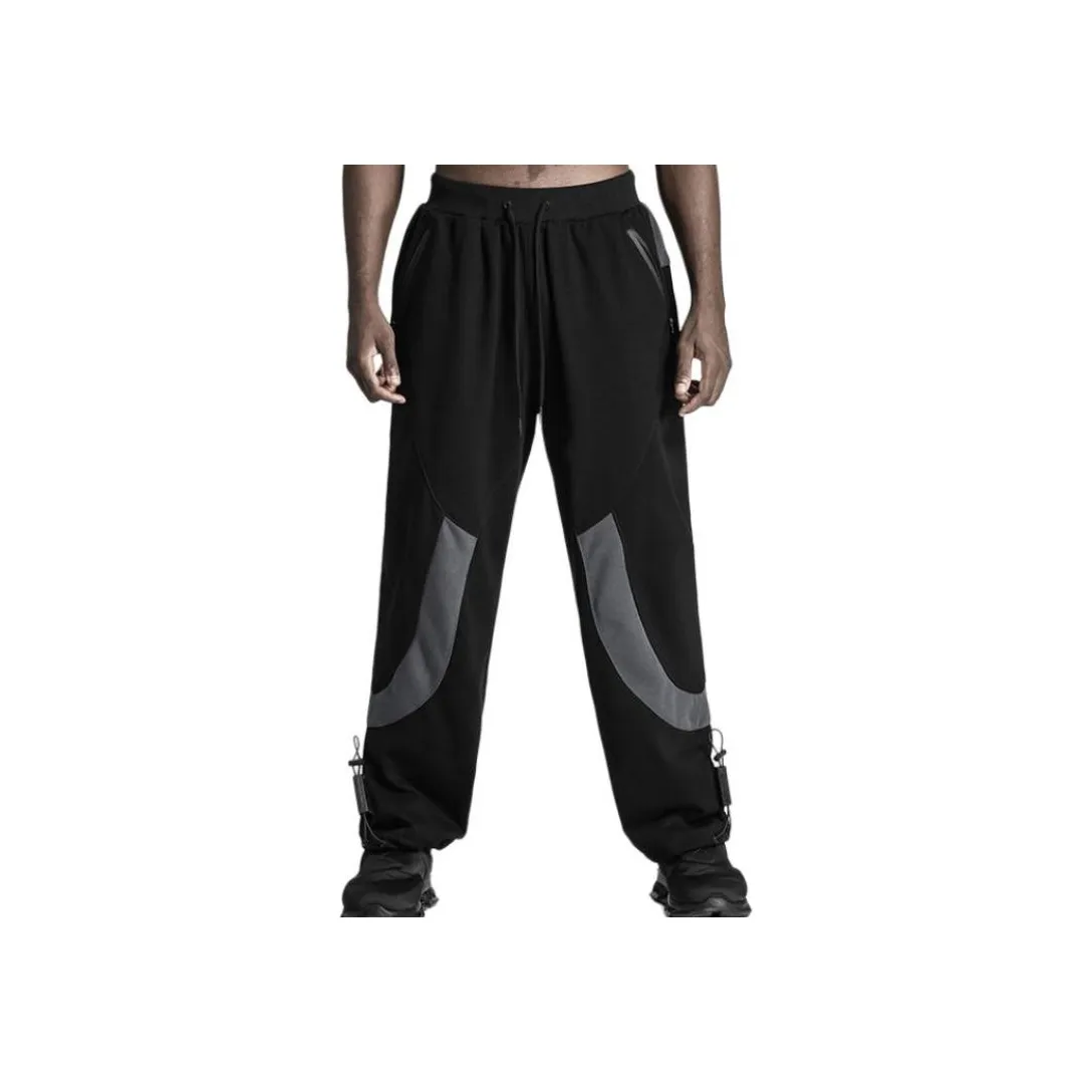 NORVINCY Western Trendy Urban Techwear Knitted Training Pants Unisex NORVINCY Западный Модный Городской Техно-Спортивные Вязаные Тренировочные Штаны Унисекс