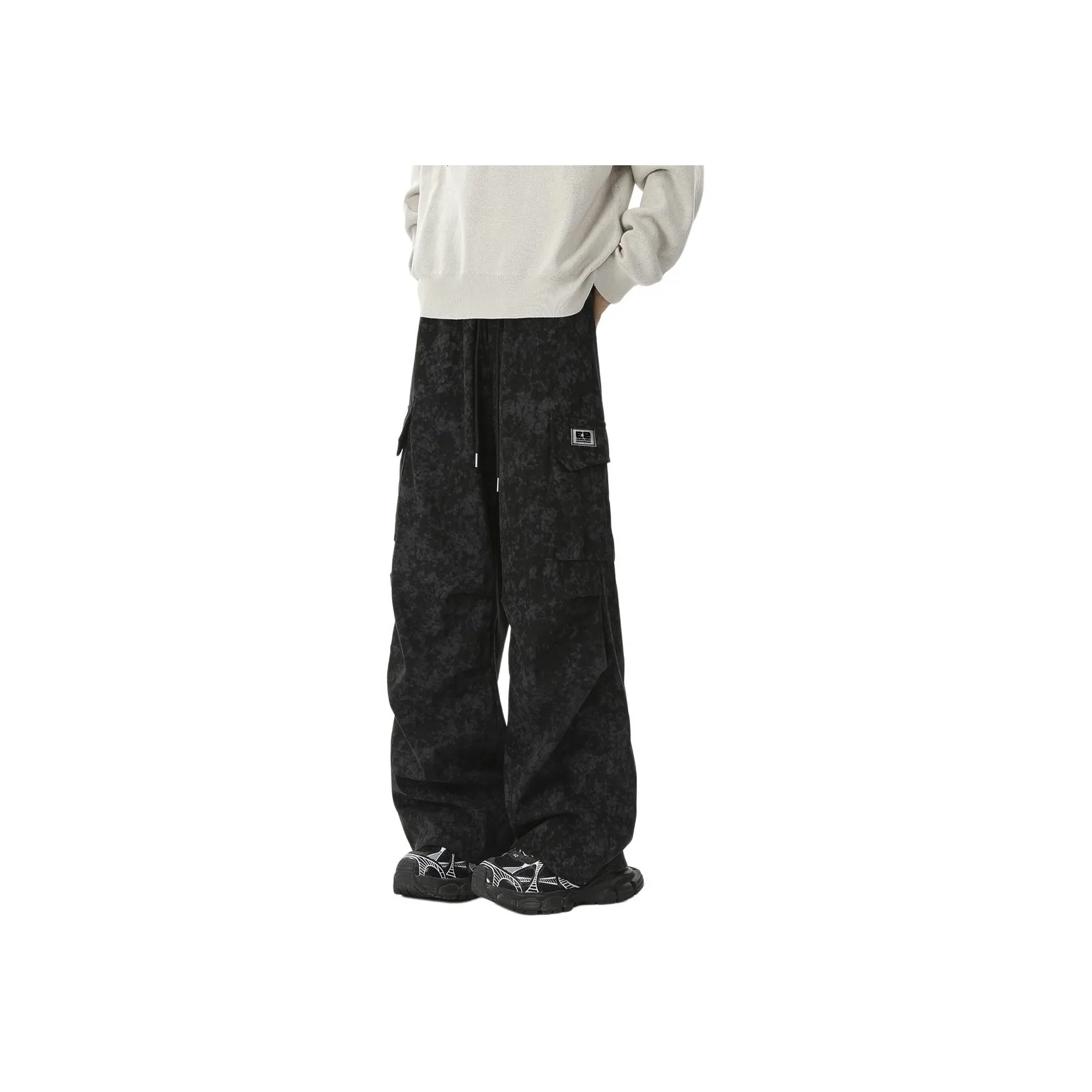 Qnxeey Cargo Pants Unisex