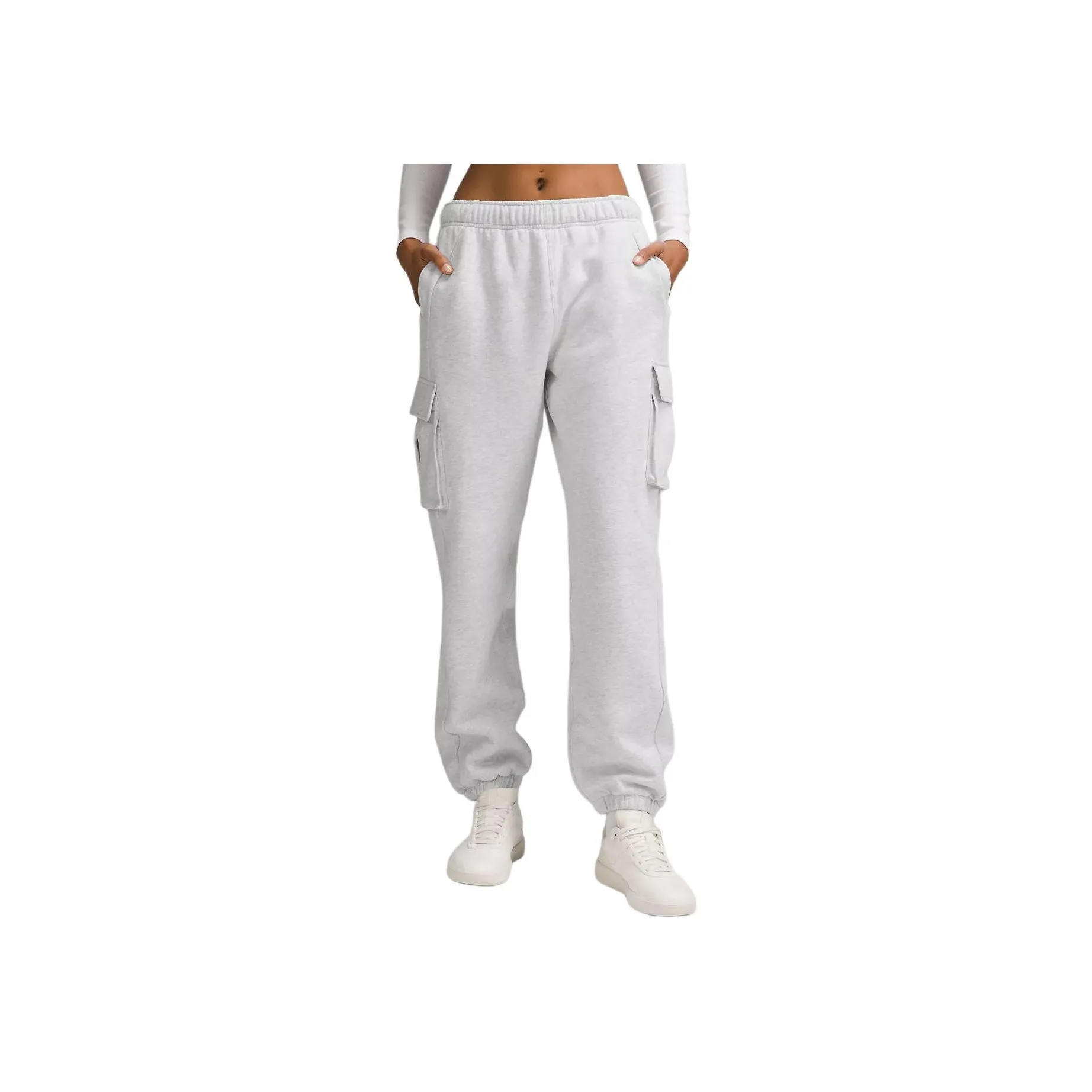 Lululemon Scuba Sports Pants Women's Light Gray
