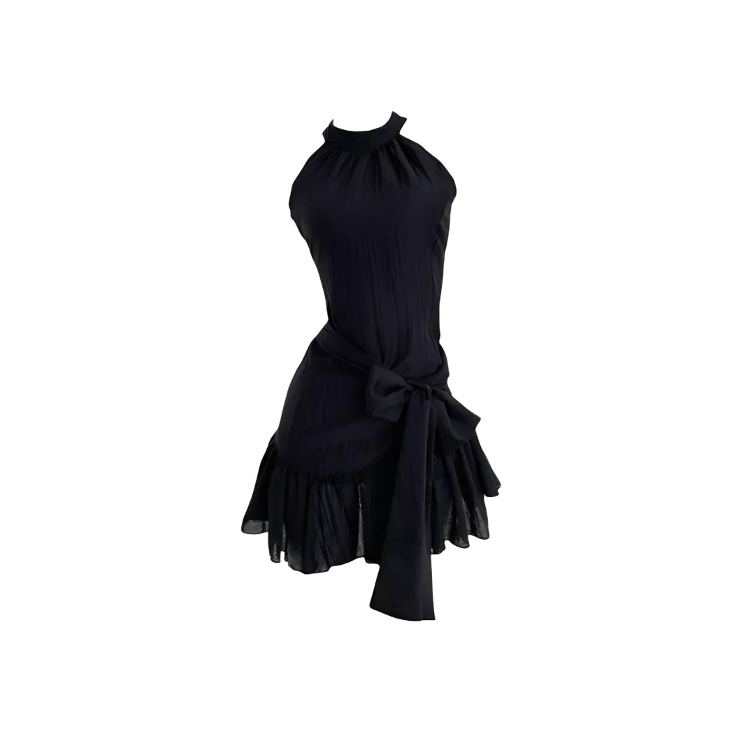 AFGGD Черные Женские Платья без рукавов