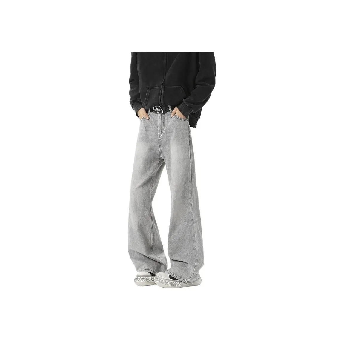 ROOMBOSE Jeans Unisex Gray