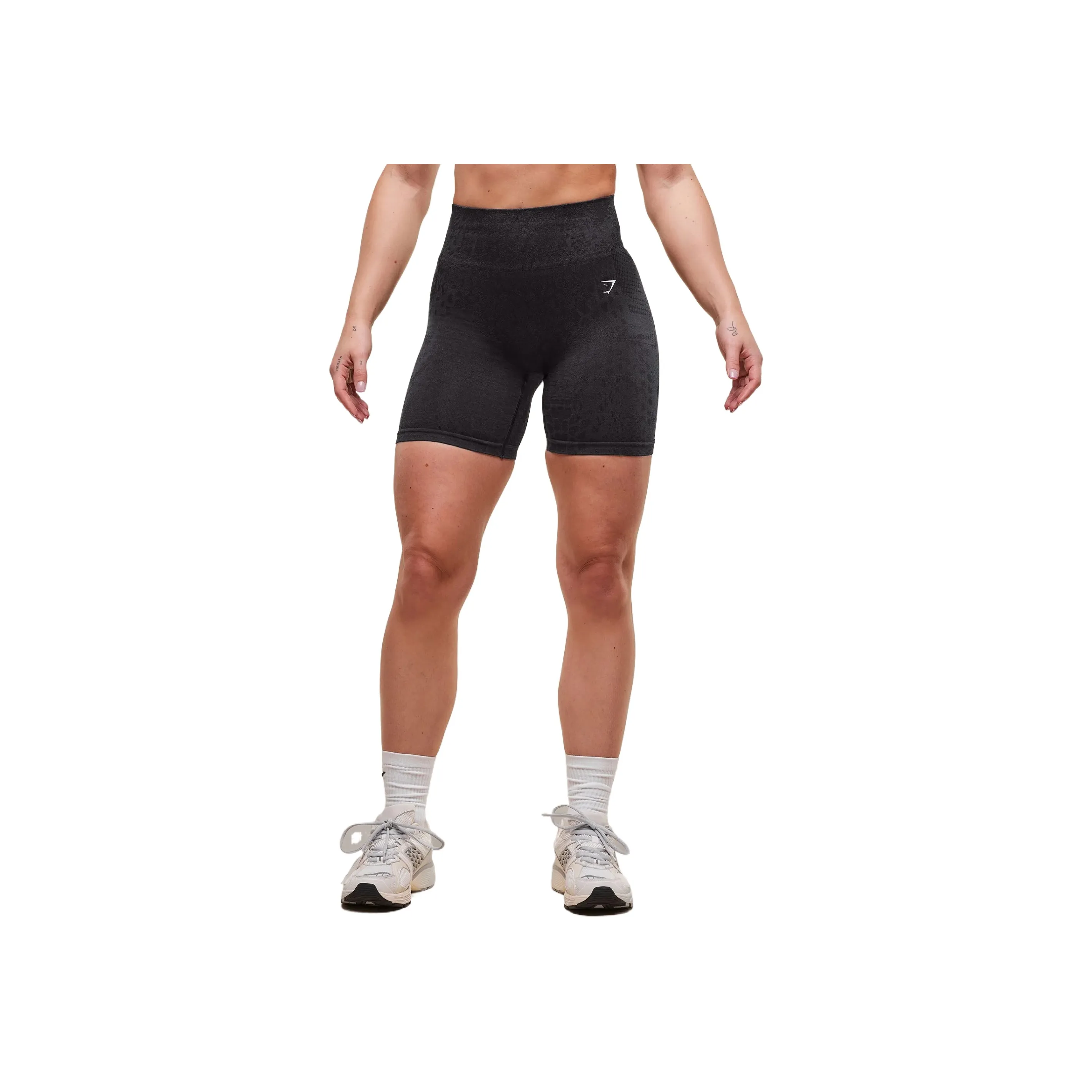 GYMSHARK x Adapt X Whitney Спортивные шорты для женщин с принтом животных