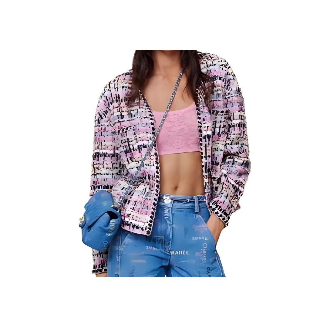 CHANEL Jackets Women's Pink