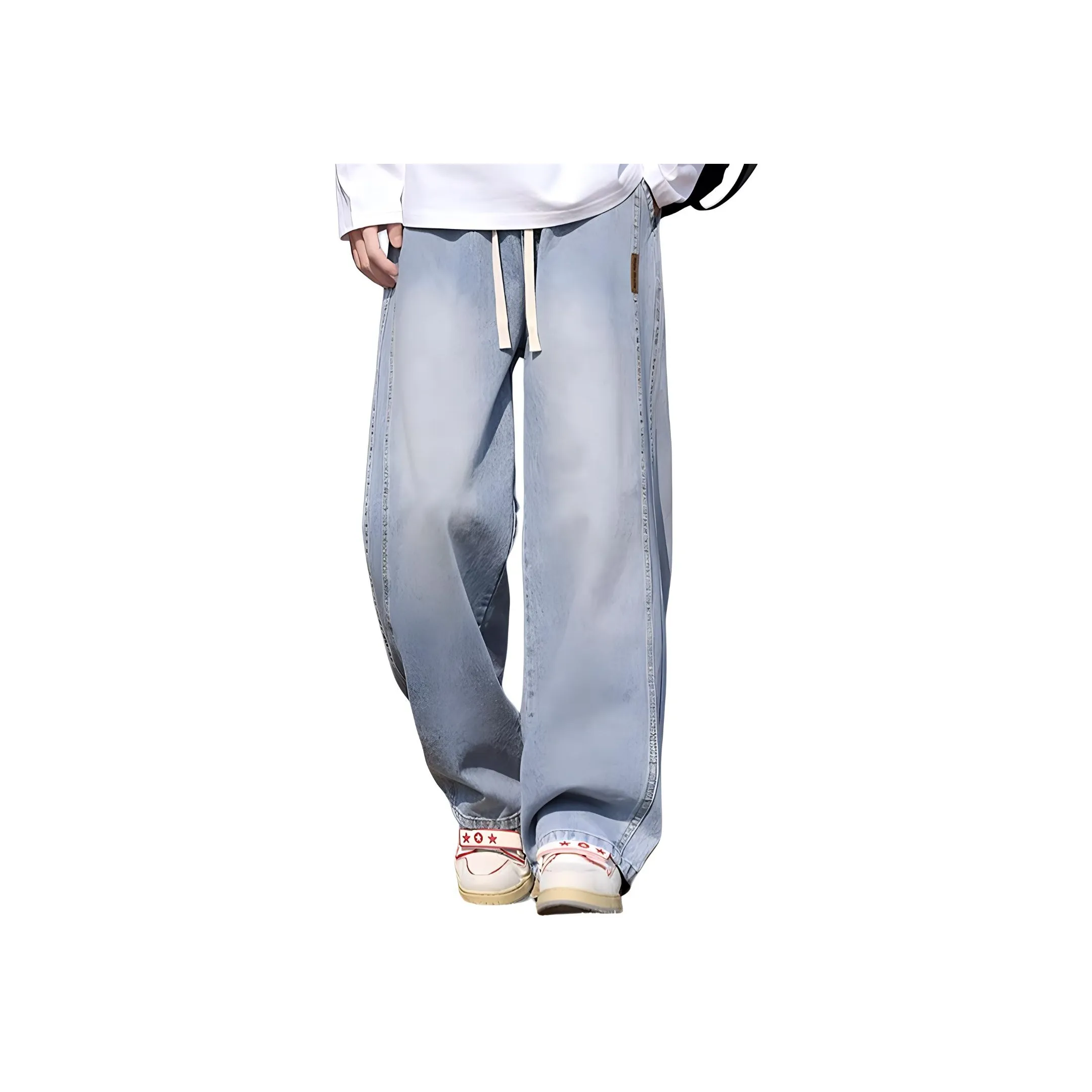 Menglaini Jeans Unisex
