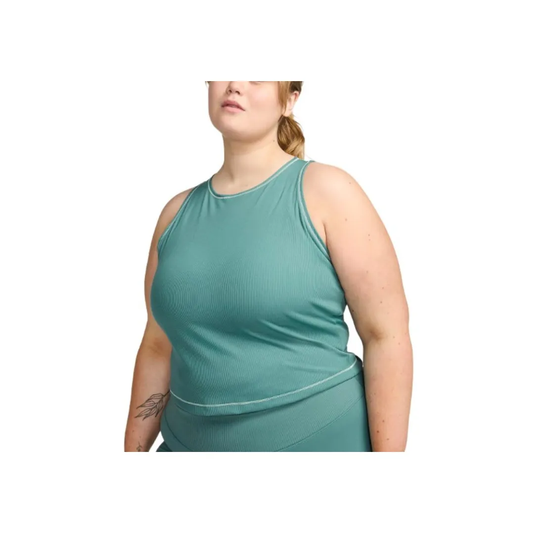 Nike One Fitted Women's Dri-FIT Ribbed Tank Top Plus Size