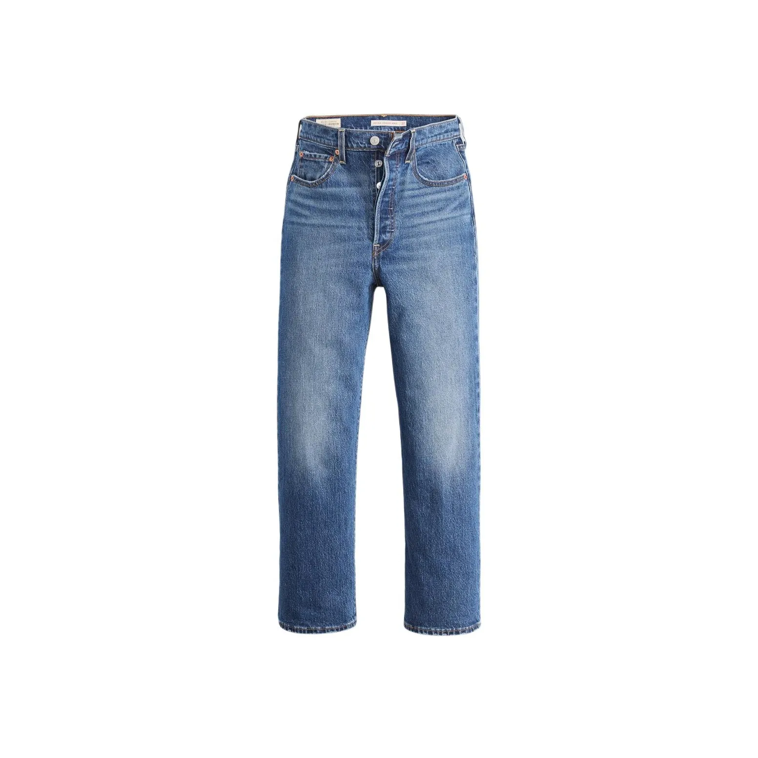 Levis Женские джинсы темно-синего цвета