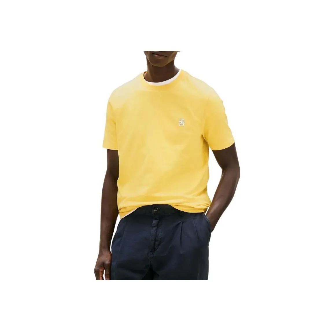Tommy Hilfiger T Shirt Men's Yellow