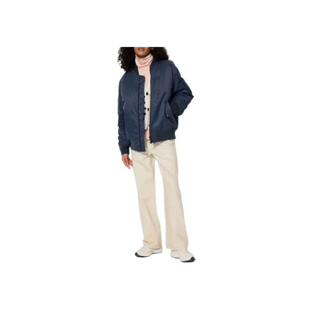 UNIQLO Puffer Jacket Unisex Navy Blue