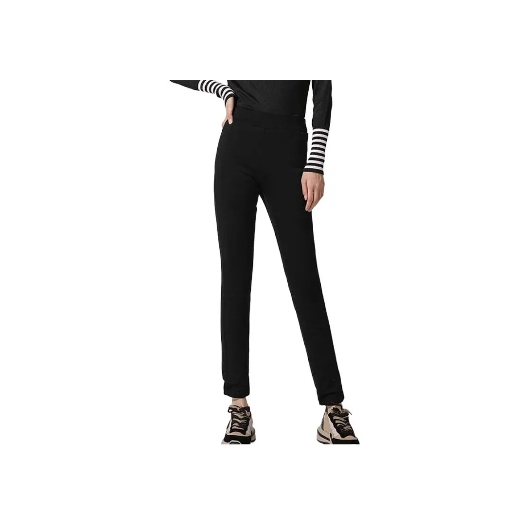 YAYA Пуховые Утеплённые Брюки Женские Черные