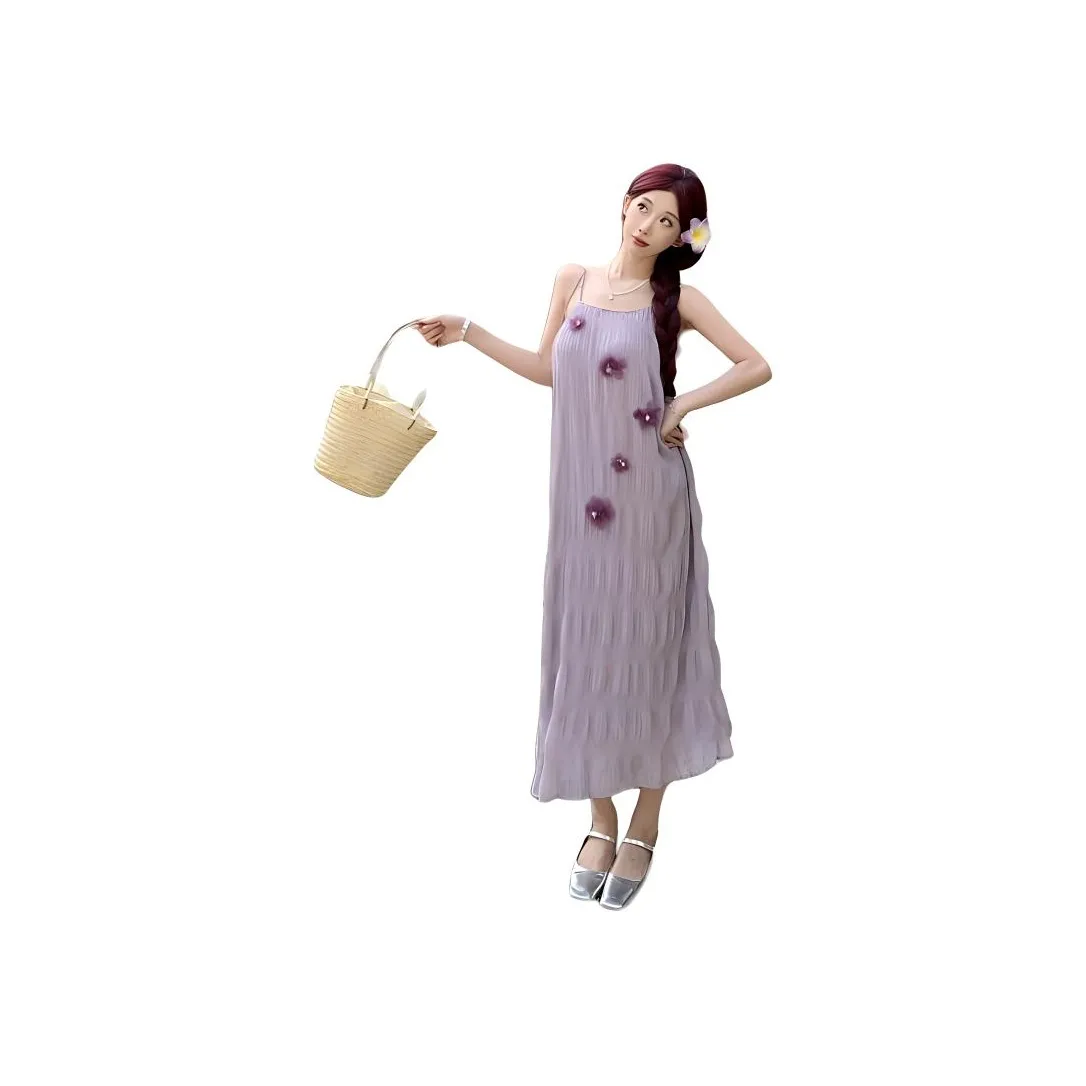 ZCDECO Slip Dress Women's Purple