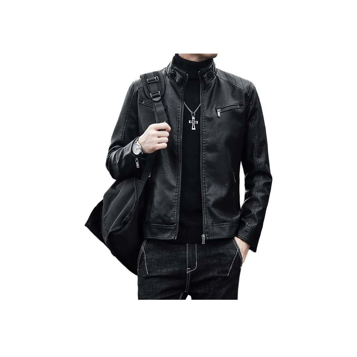 PIERRE CARDIN Кожа Куртка Мужская