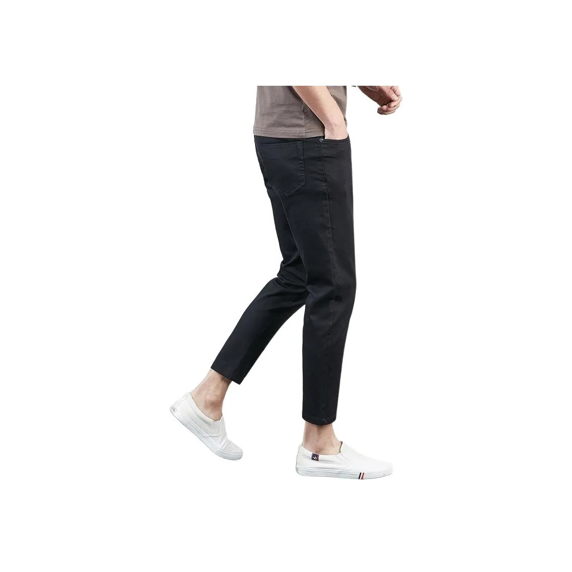 MULONG PRO Мужские черные джинсы