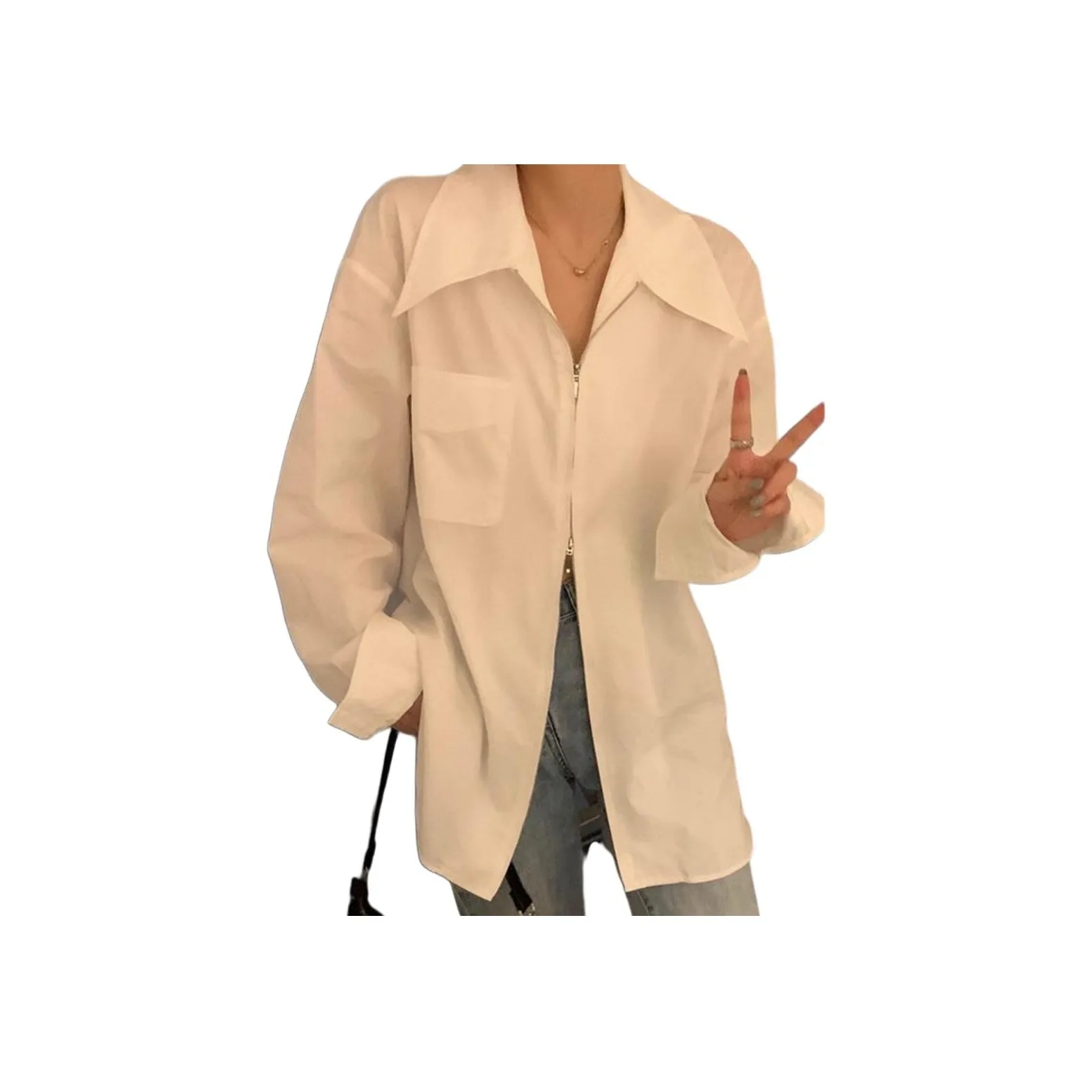 MUCCHIC Премиум Белые Женские Рубашки