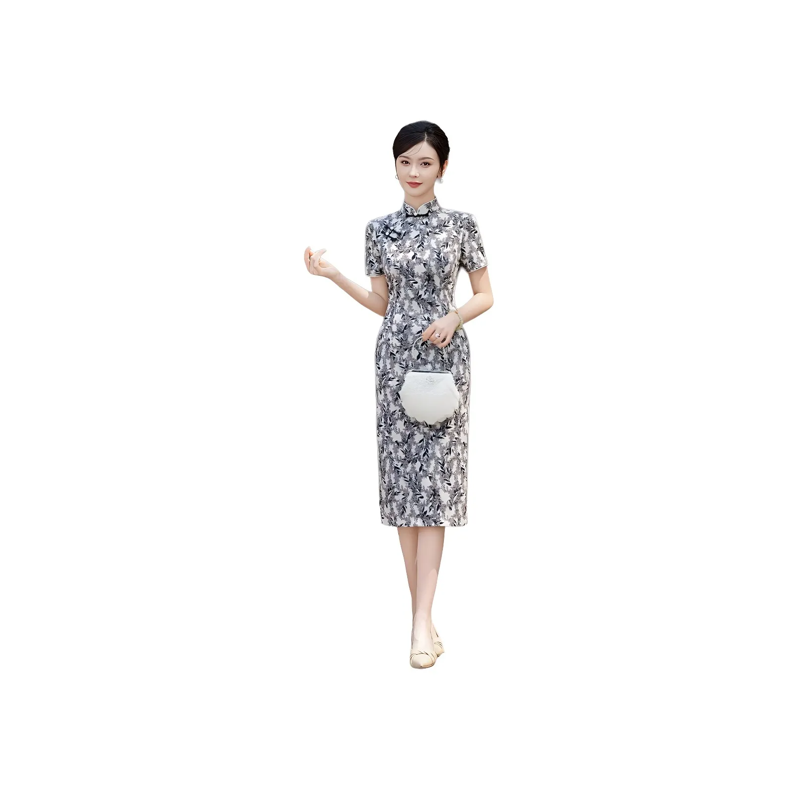 ENEESSI Cheongsams Women's Gray