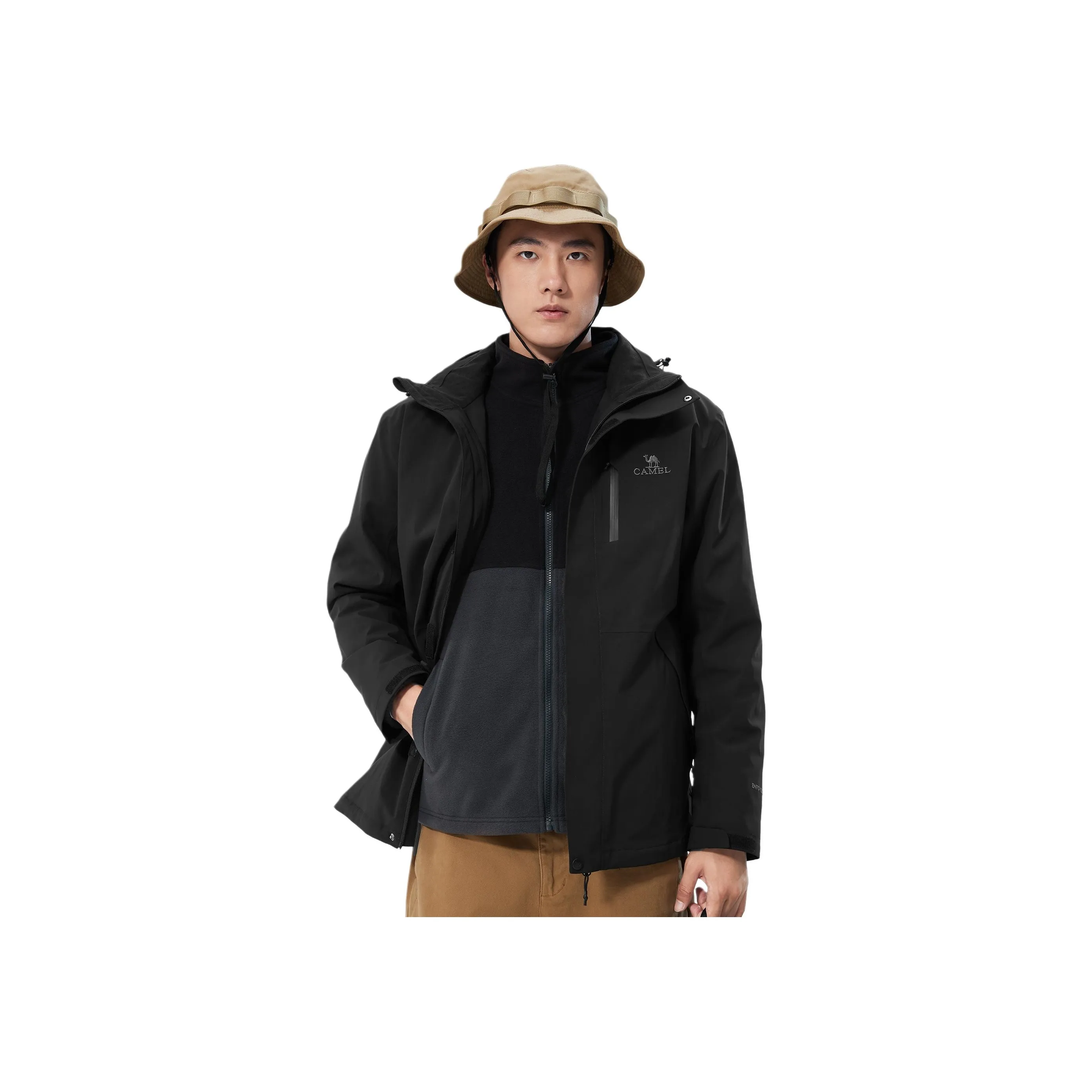 CAMEL Капсула Водонепроницаемая Ветрозащитная Дышащая Устойчивая к истиранию Термическая ветровка Унисекс