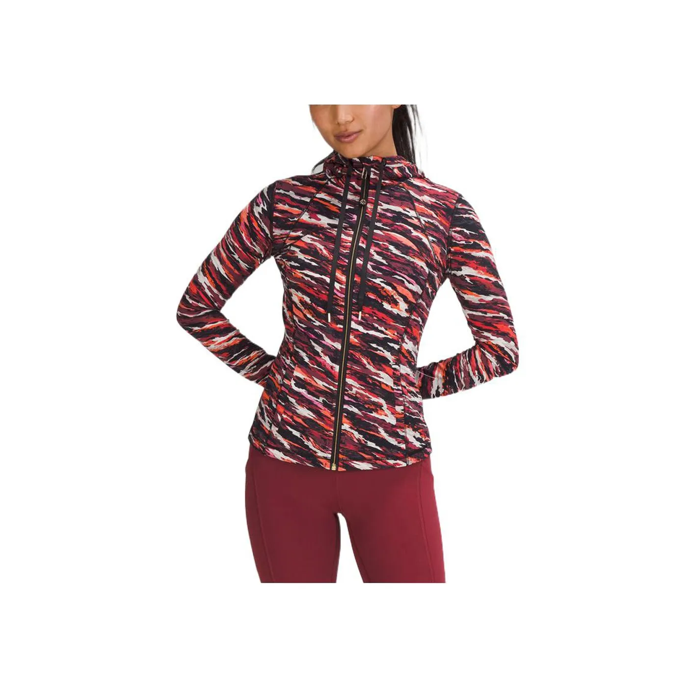 Lululemon Define Jacket Women's Smoky Red Mixed Color