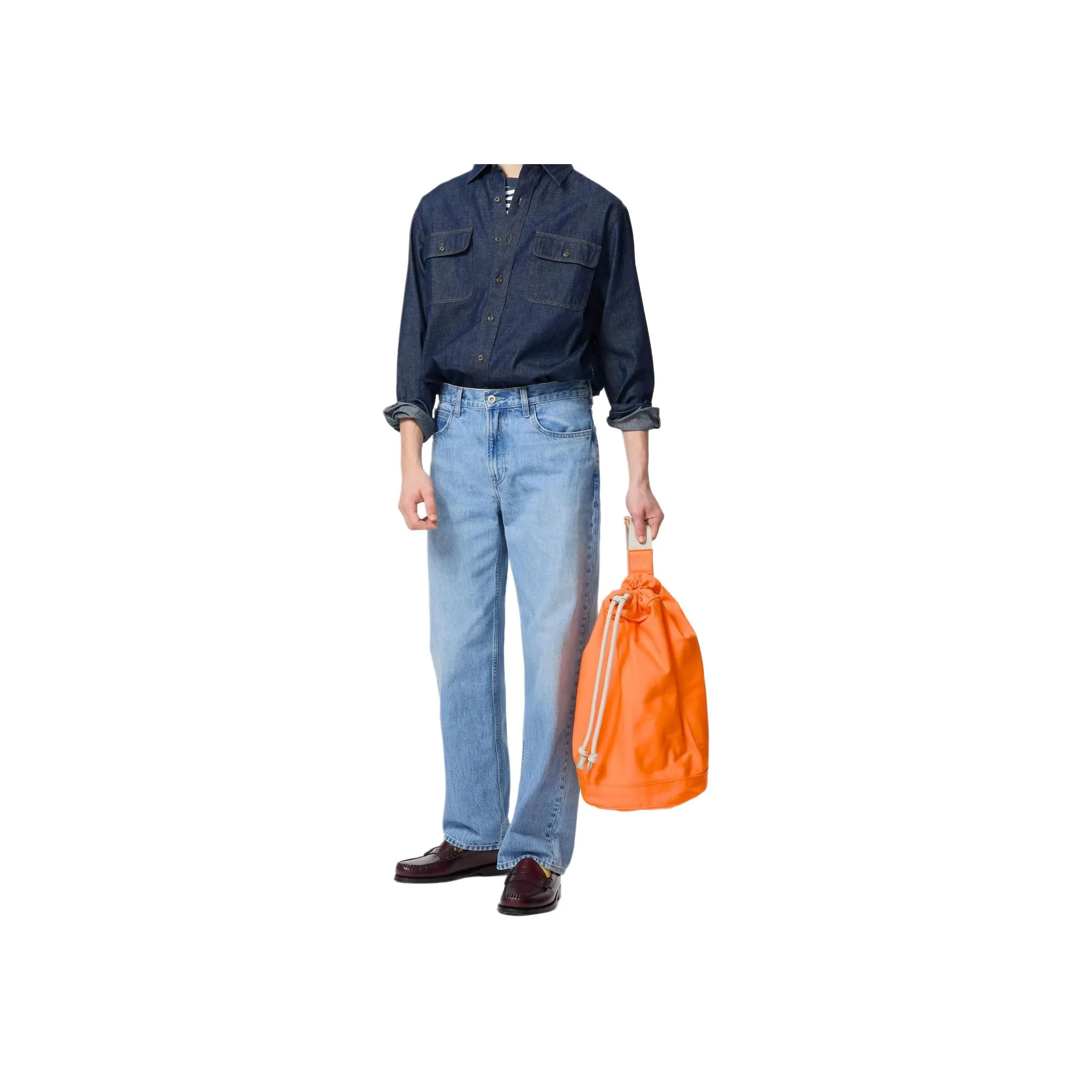 UNIQLO x JW Anderson SS25 Jeans Men's Light Blue