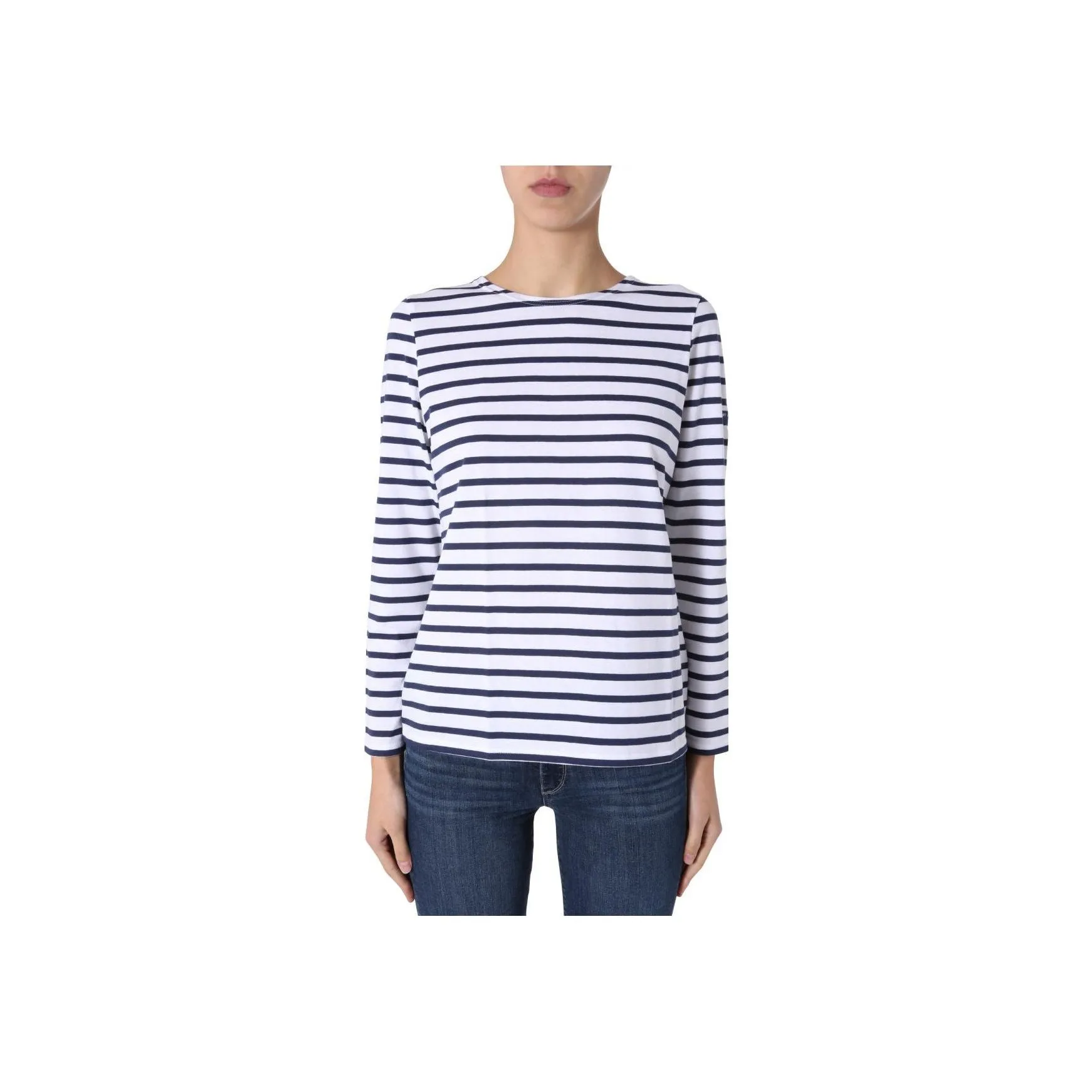 SAINT JAMES T Shirts Women's Blue White