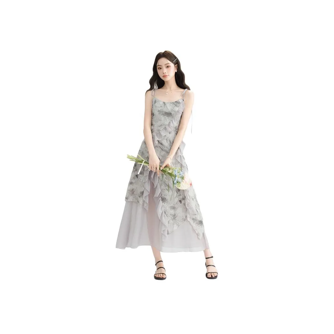 La Chapelle Серый с подкладкой регулируемый плечевой ремень спина ремень женские слиплатья