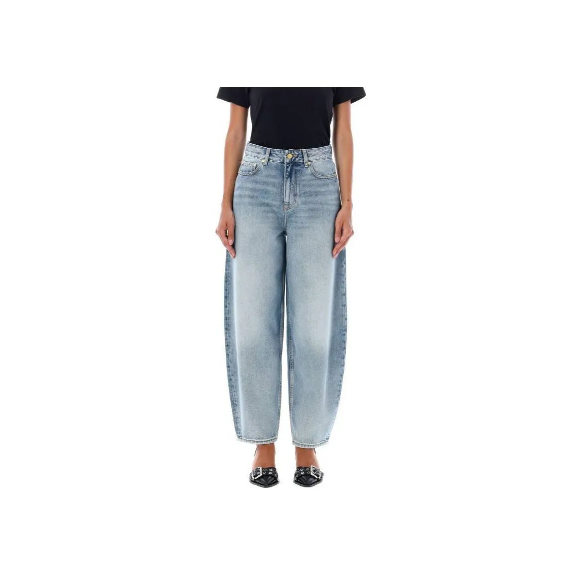 GANNI Stary Tapered Leg Jeans