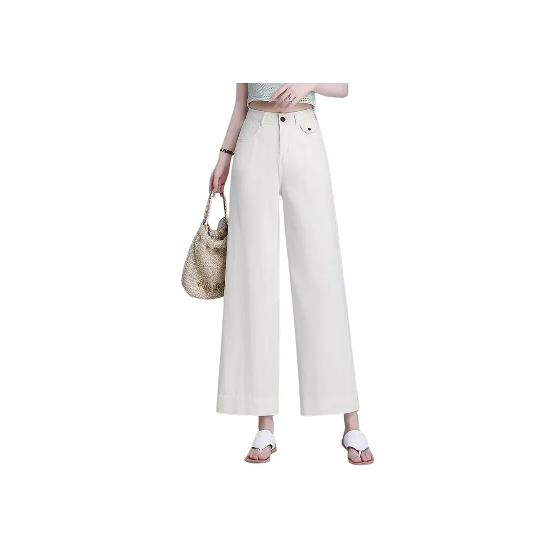 YIRANCHUN Бежевые Женские Джинсы