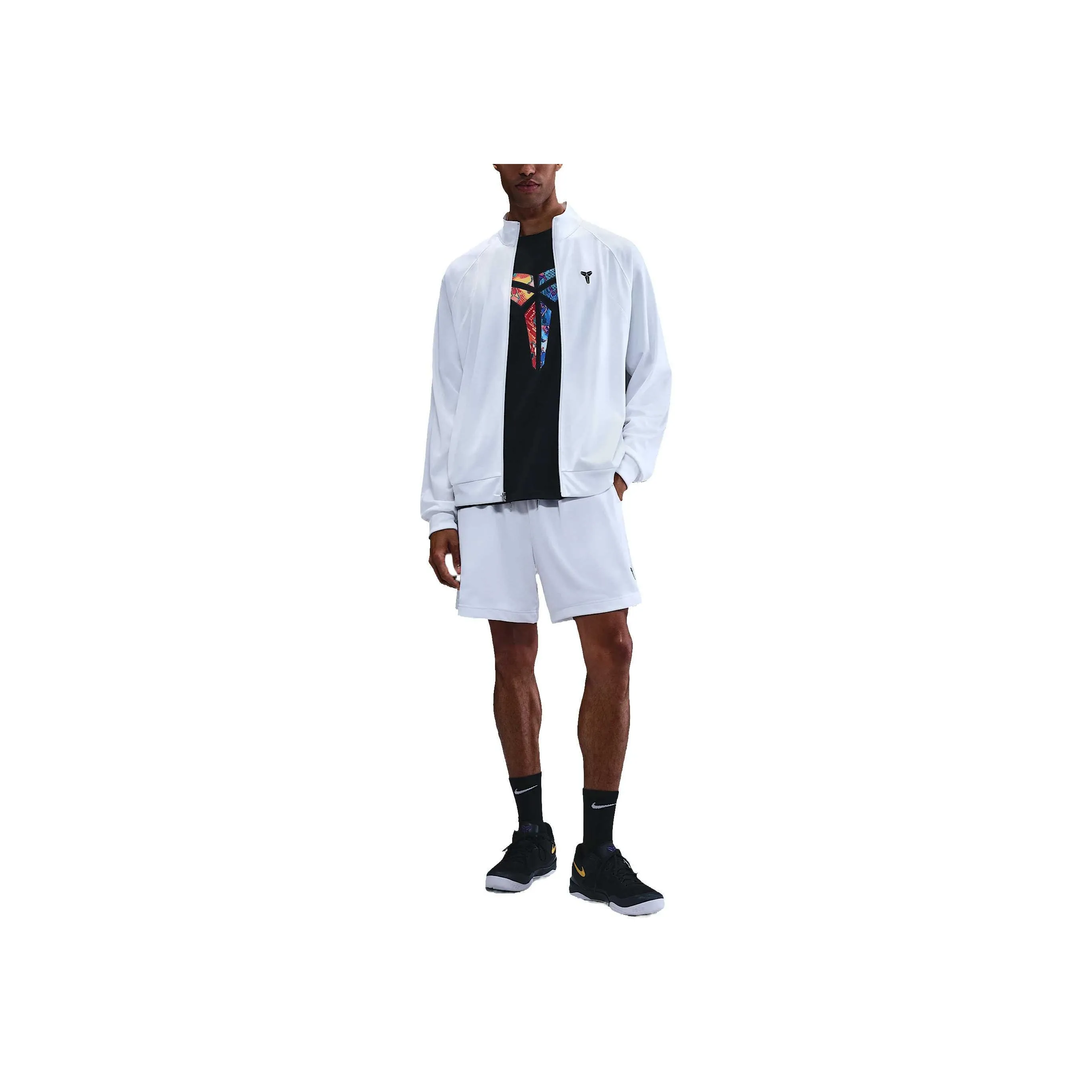 nike Dri FitSwoosh Коби Sheath Спортивные шорты Мужские Белые