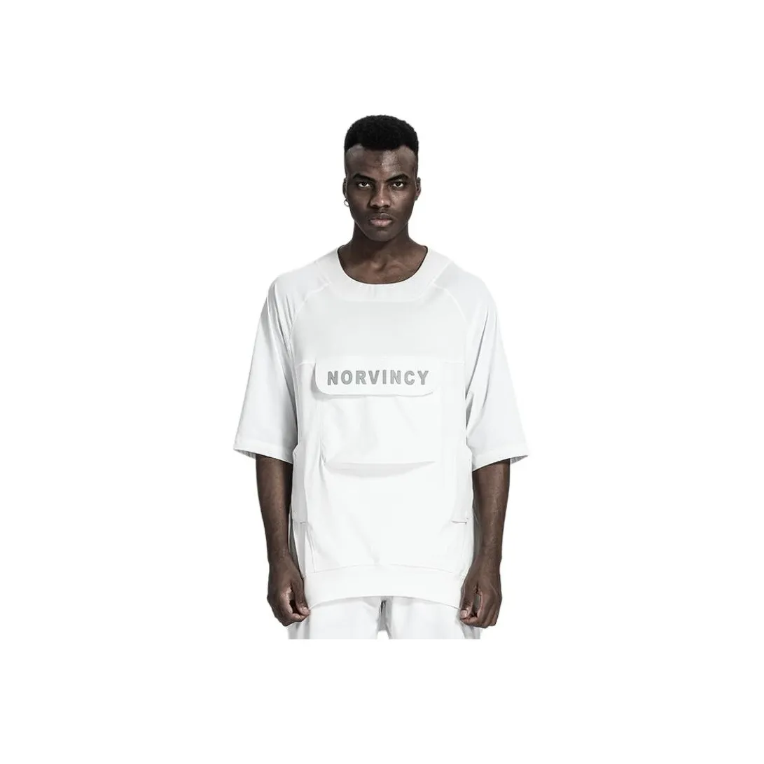 NORVINCY Comfortable Moisture Wicking Breathable Badge 100% Cotton T Shirt Unisex