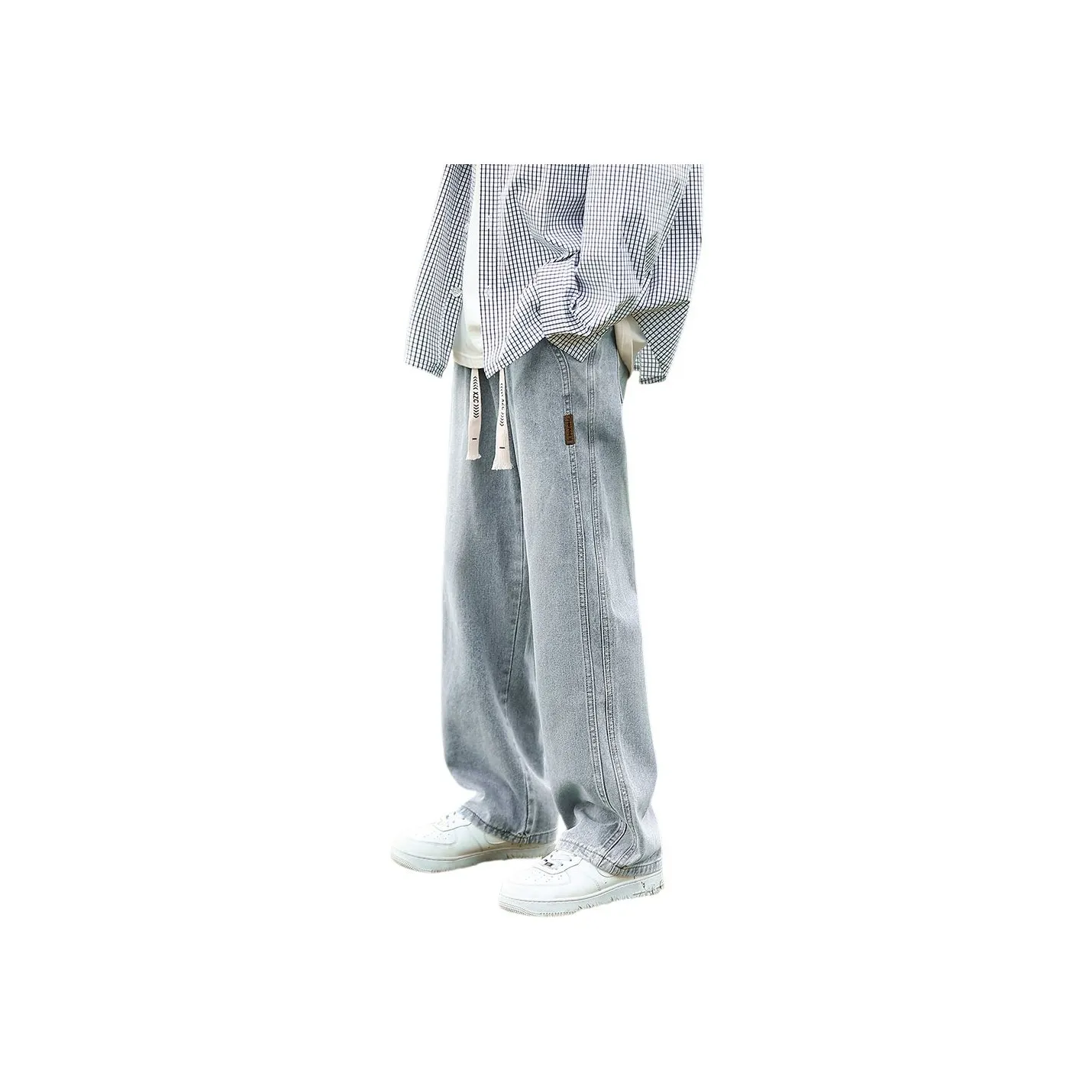 TOUHAOQINGNIAN Унисекс Джинсы