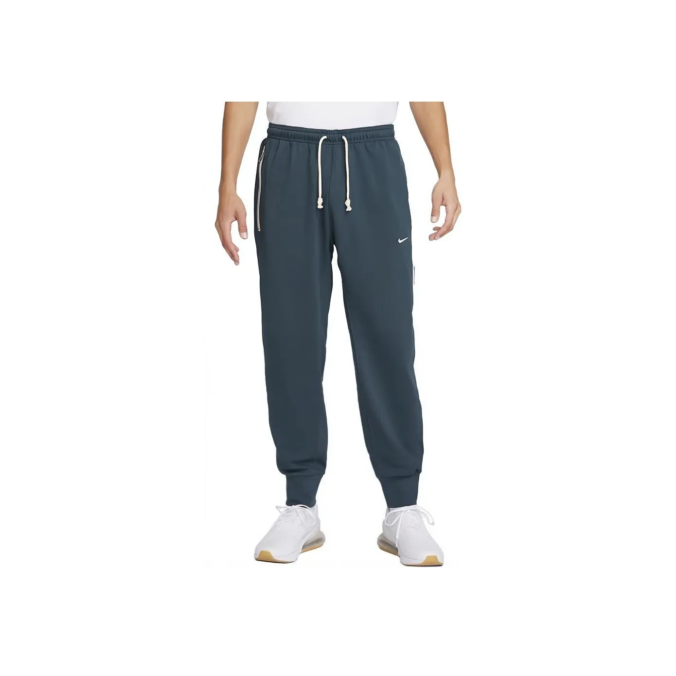 Nike Dri Fit Standard Issue Knitted Sweatpants Men's Dark Jungle Green