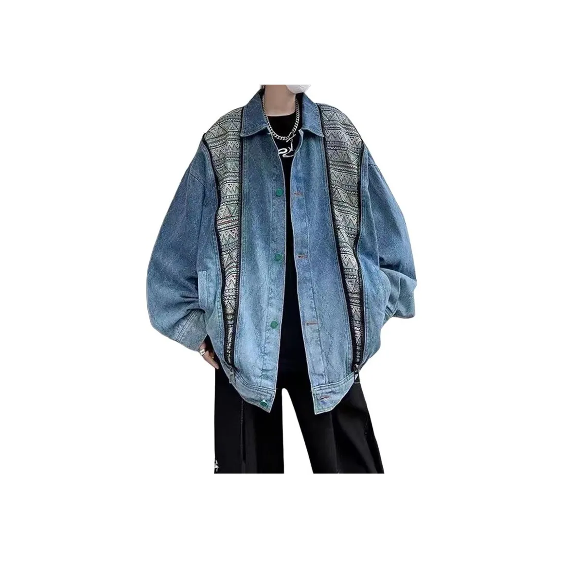 SOCKKEY Винтажный синий Унисекс Джинсовые куртки