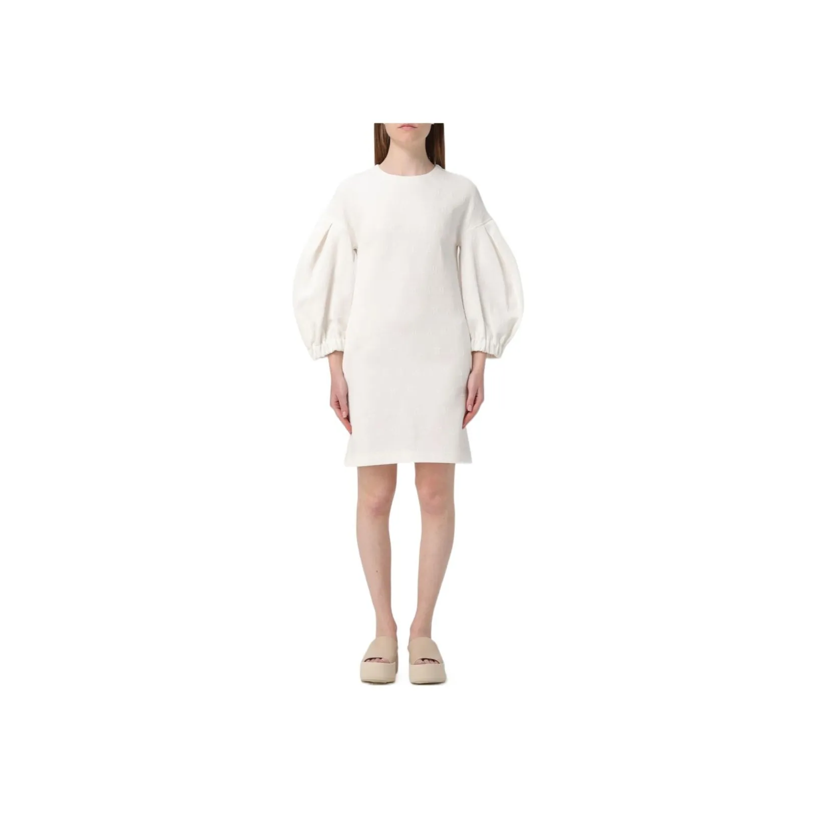 MaxMara Long Sleeved Dress Women's White
