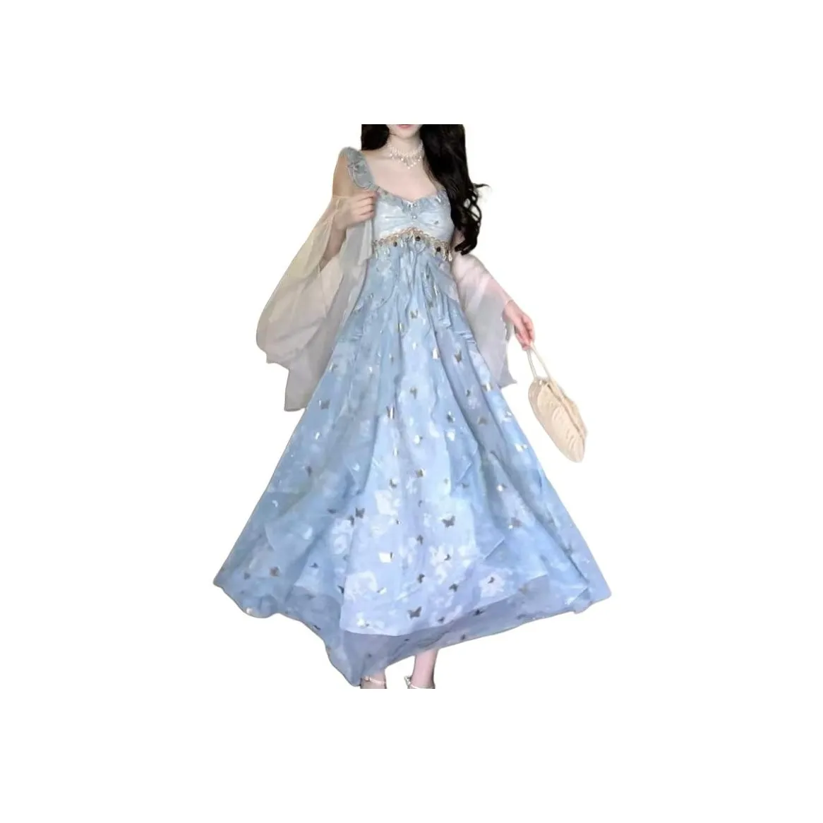 YINLEI Синие Женские Слиплатья