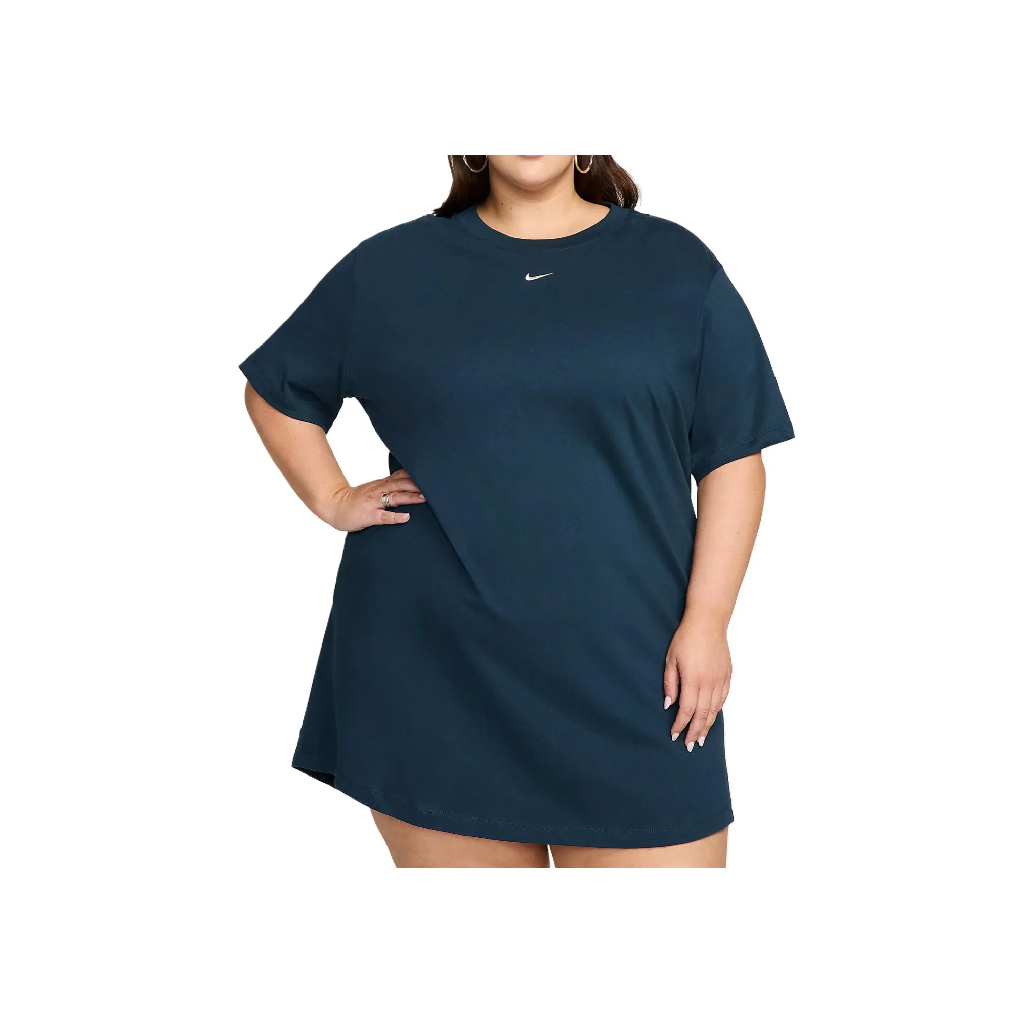 Nike Sportswear Essential Women's Short Sleeve T Shirt Dress Plus Size