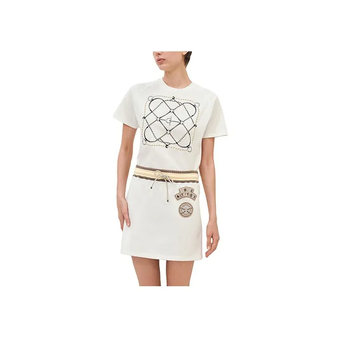 HERMES FW23 Casual Short Skirts Women's White