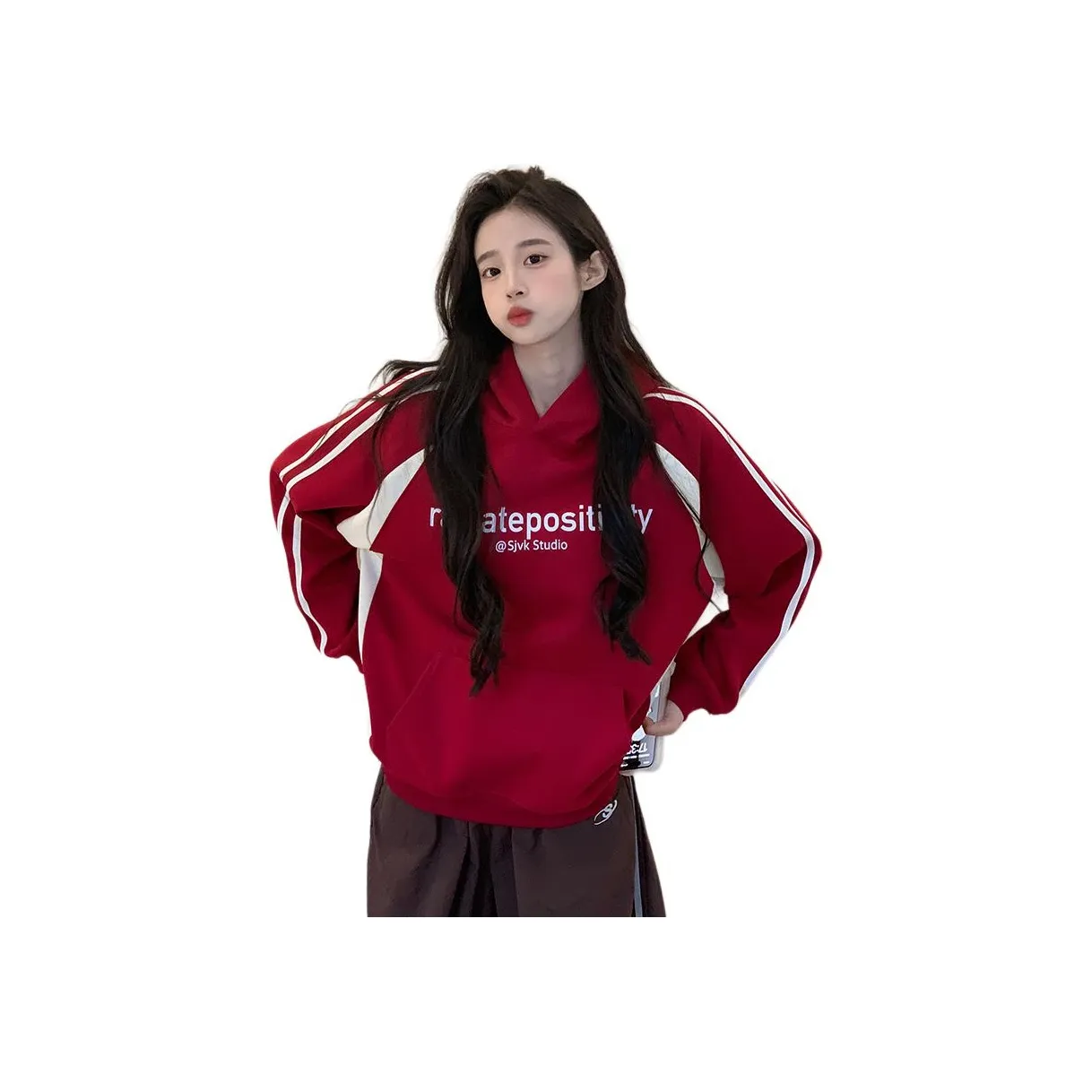 MORii Бордовый Женский Свитшот