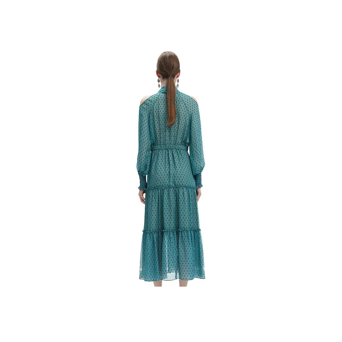 Anmani Long Sleeved Dress Women's Turquoise