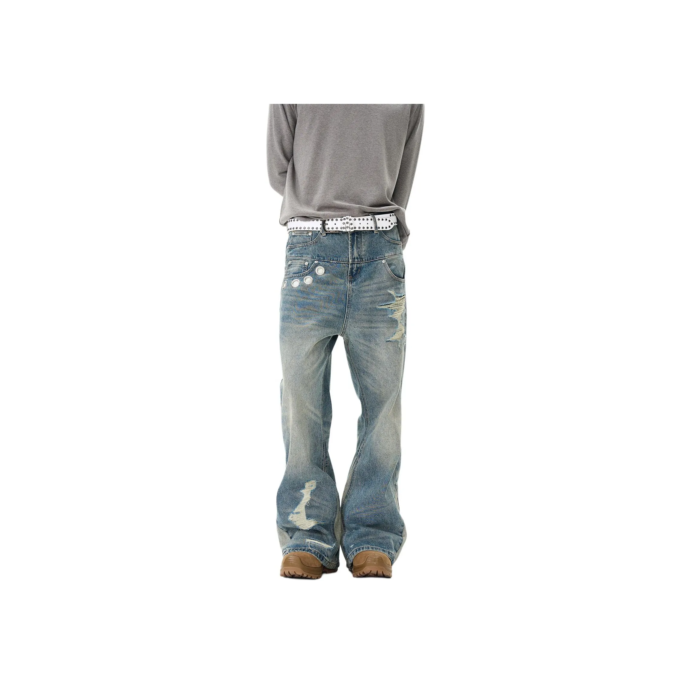 PISYPOX Jeans Unisex Blue