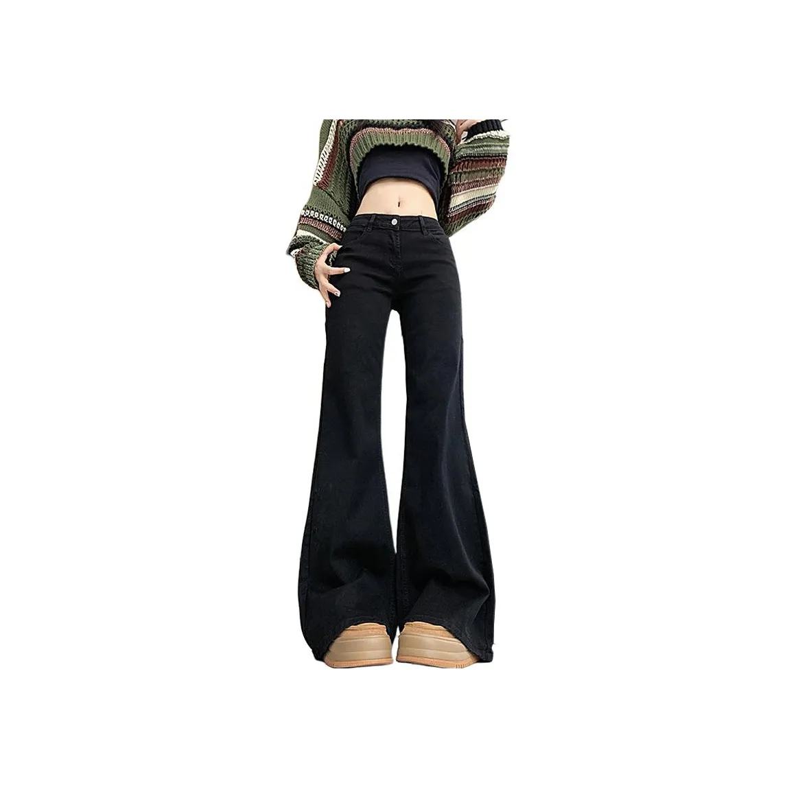 Concubine Zhu Джинсы Женские Черные