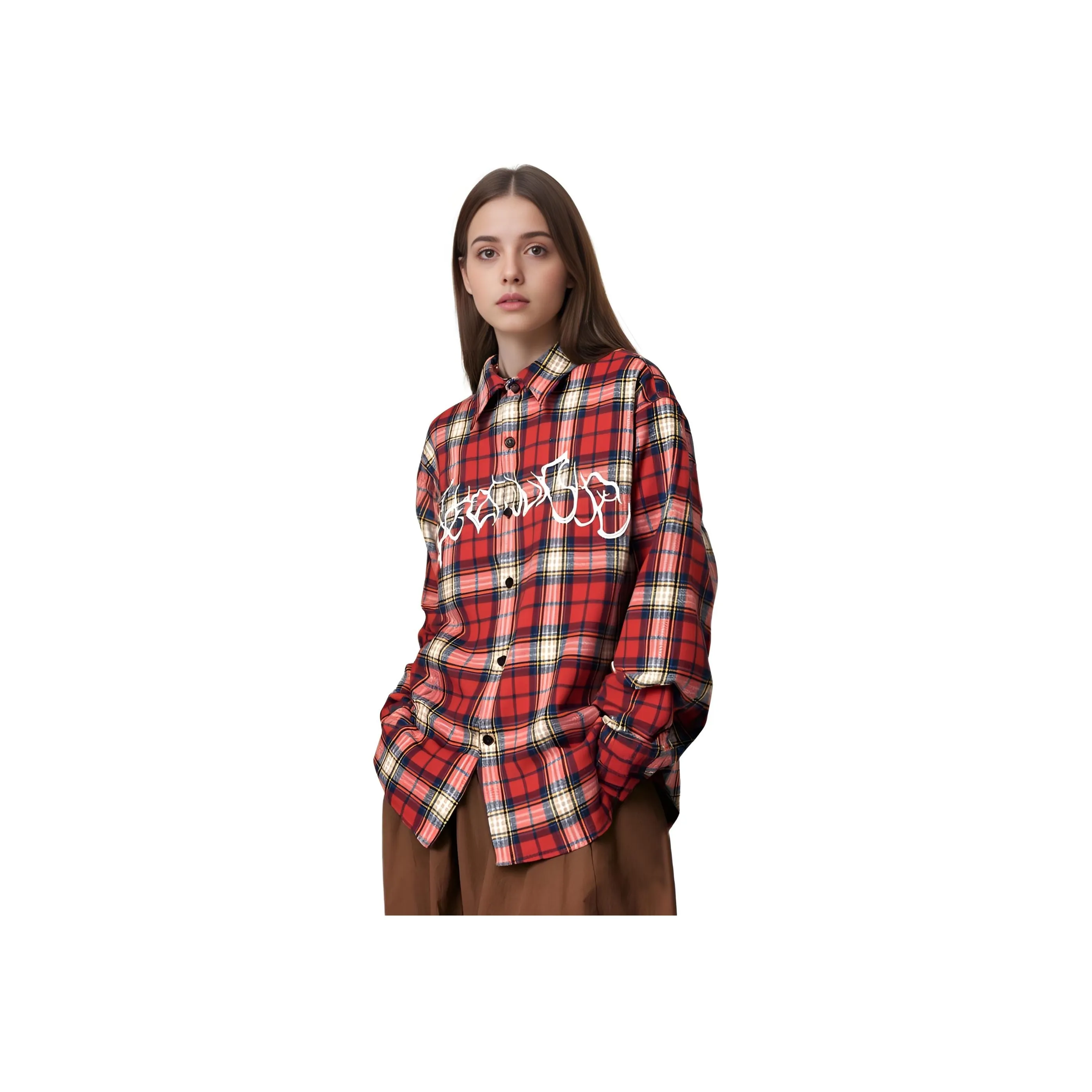 MEIPIN TANG Красный Унисекс Рубашки