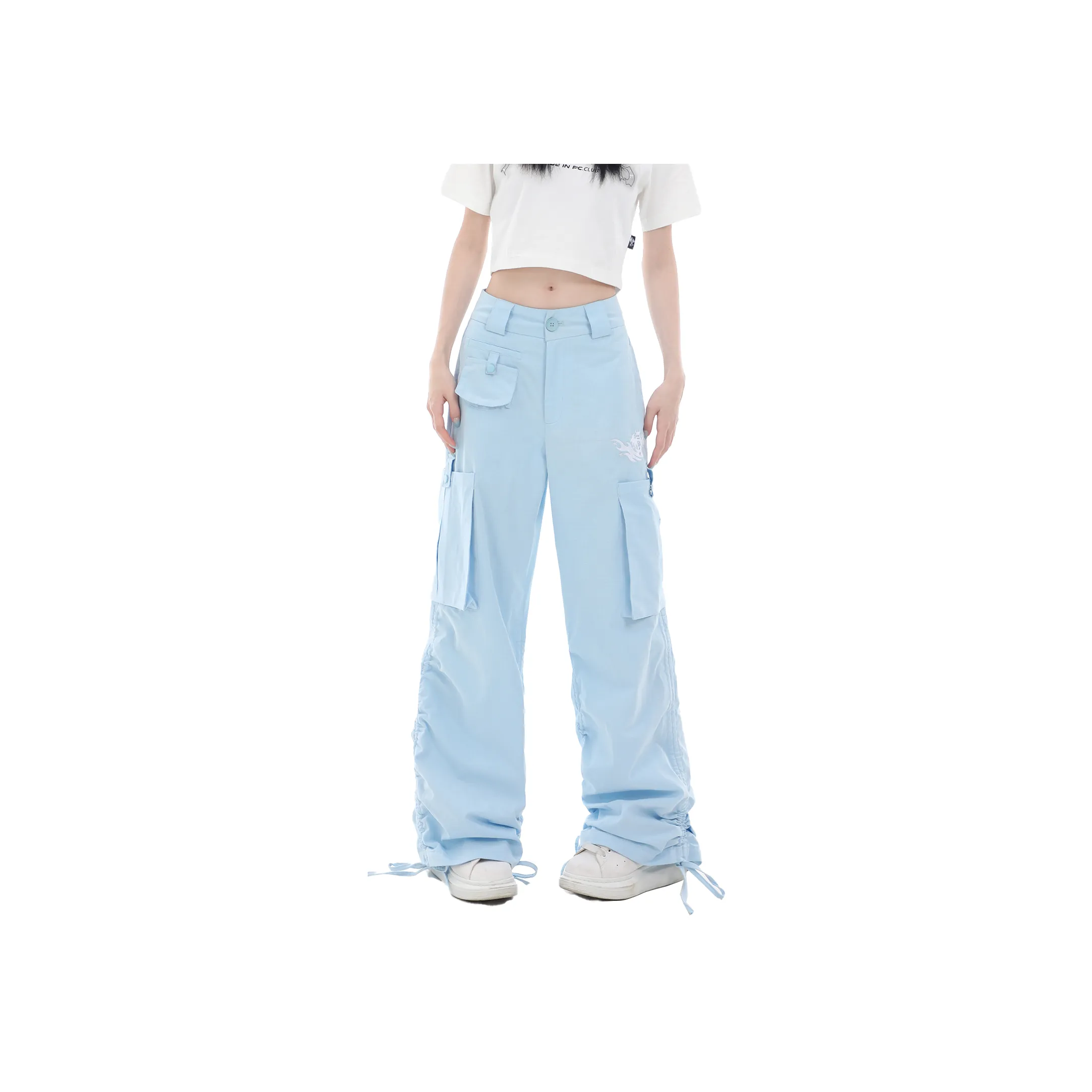 Beam Mix With Kimchi Casual Pants Unisex Blue