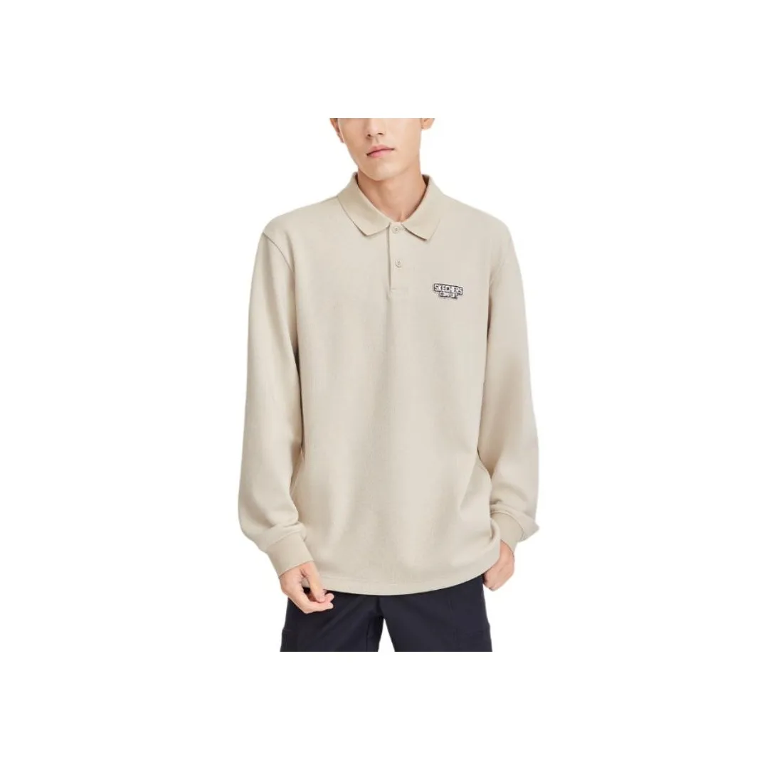 Skechers Sports Alliance Series Polo Shirt Men's Light Brown