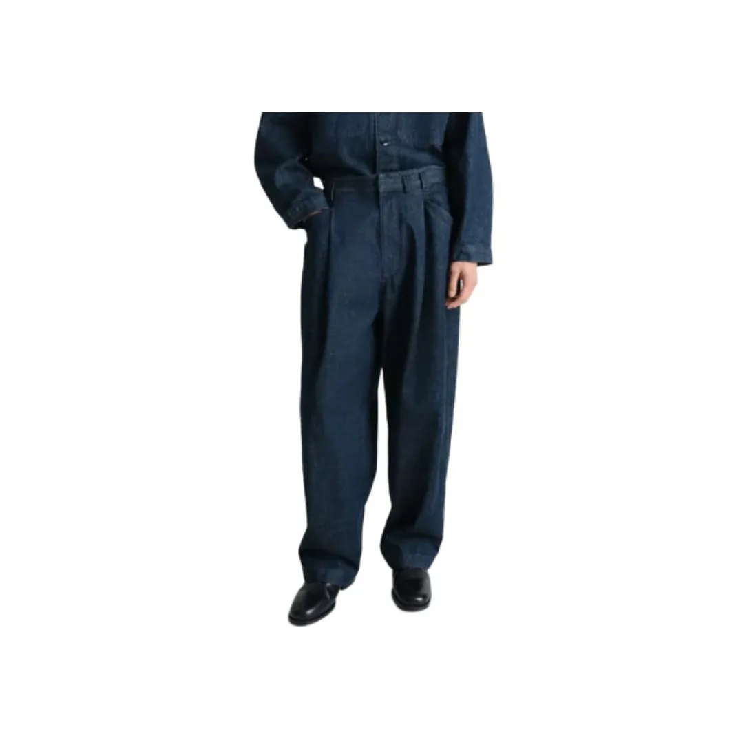 Lemaire Pleated Workwear Jeans