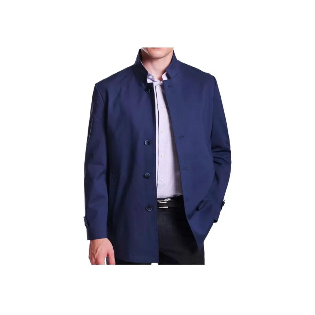 Francesco Totti Тренчкот Мужской Темно-синий